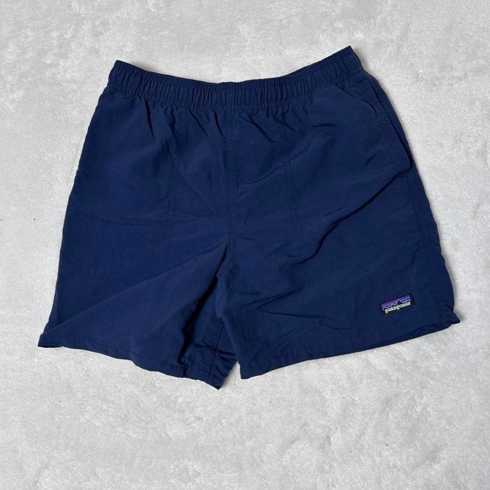 Patagonia Shorts Kids Youth Size XL 14 Navy Blue Nylon Swim